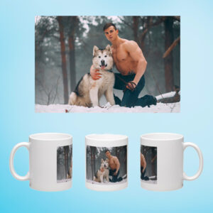 mug homme chien loup sexy