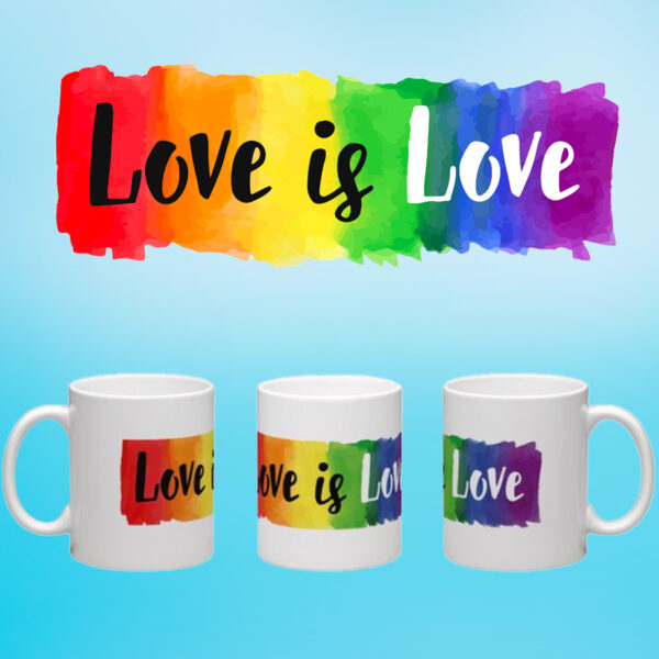 mug gay pride love is love